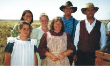 Our family, summer 1999 Birch monument dedication.